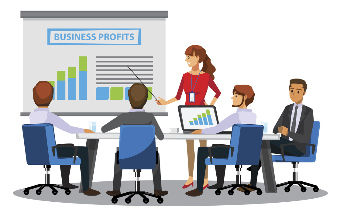 presenting results graphic