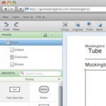 screenshot of mockingbird wireframing example